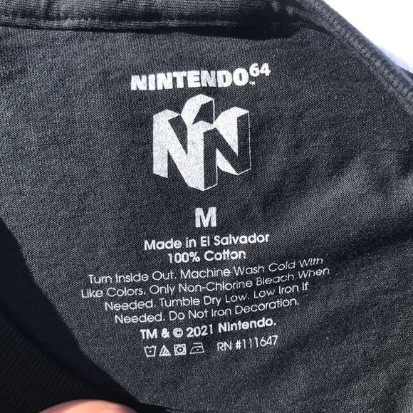 Mens Nintendo N64 Official Licensed Retro T-shirt - Picture 3 of 4